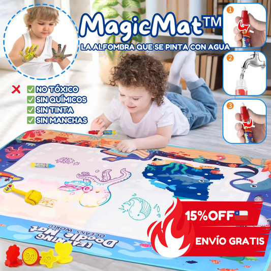 🌈 MagicMat™ - Alfombra de Dibujo con Agua 💦🎨